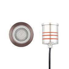 WAC 9V/15V LED Round Hex Louver Recessed Inground Landscape Light