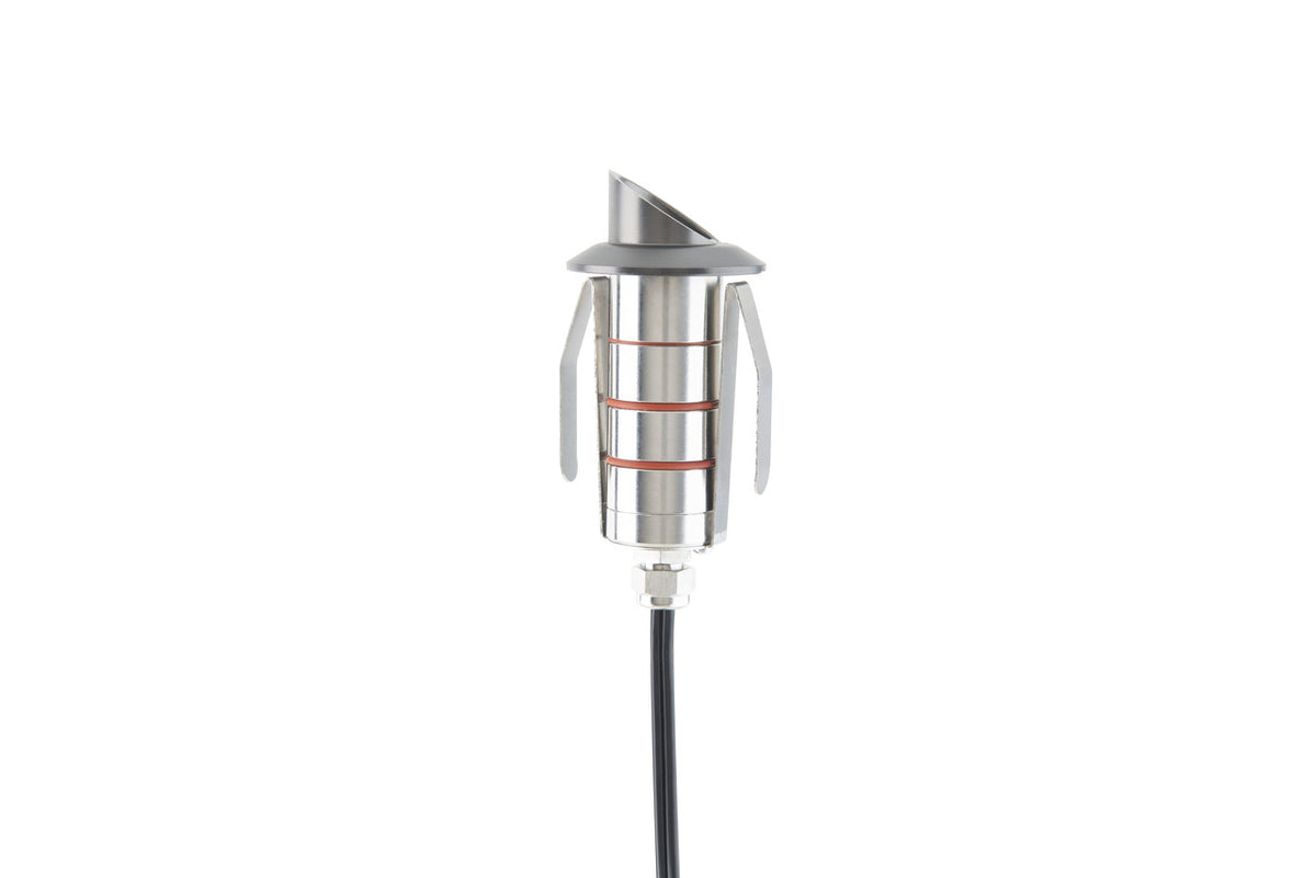 WAC 1" LED Edge Shield Recessed Round Shroud Inground Landscape Light