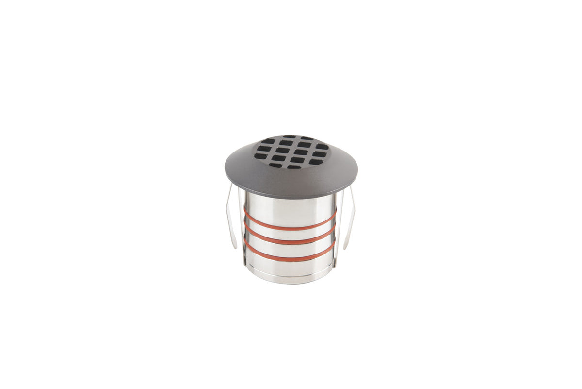 WAC 2" LED Soft Beam Louver Round Inground Landscape Light