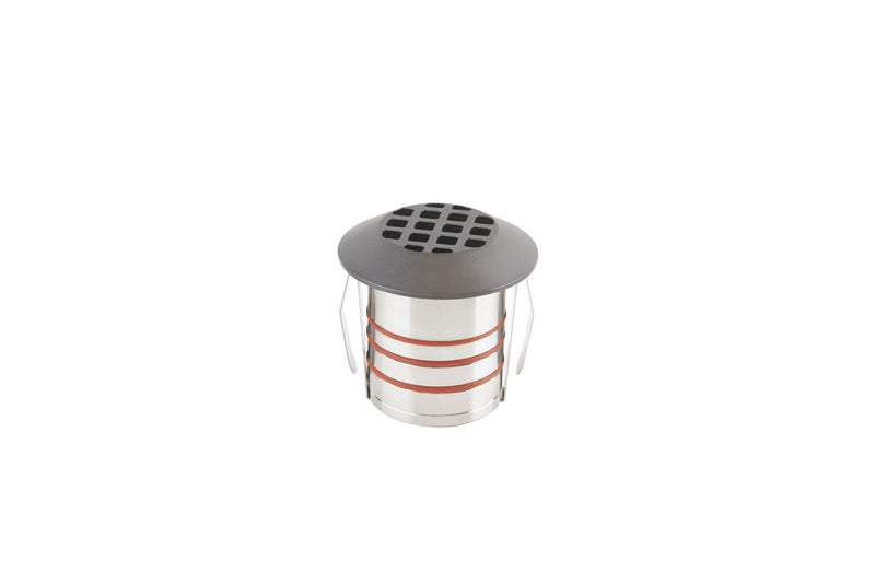 WAC 2" LED Soft Beam Louver Round Inground Landscape Light
