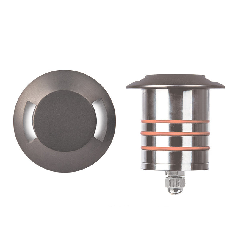 WAC 2" LED Twin Glow Round Bi-Directional Landscape Light