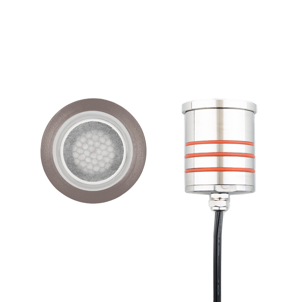 WAC 9V/15V LED Slim Hex Louver Inground Landscape Light