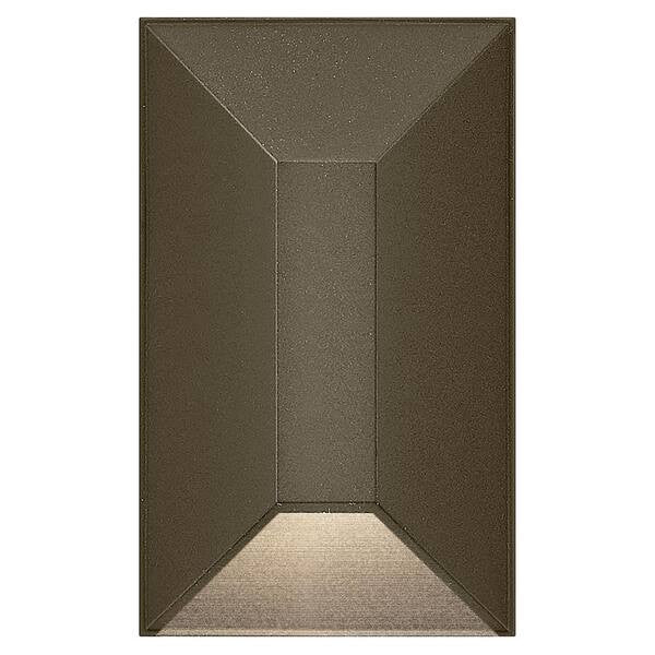 Hinkley 12V LED Rectangular Coastal Elements Collection Small Deck Sconce