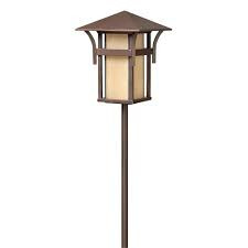 Hinkley 12V LED Etched Amber Seedy Bound Path Light