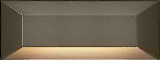Hinkley 12V LED Composite Optic Vinyl Alloy Large Rectangular Deck Sconce