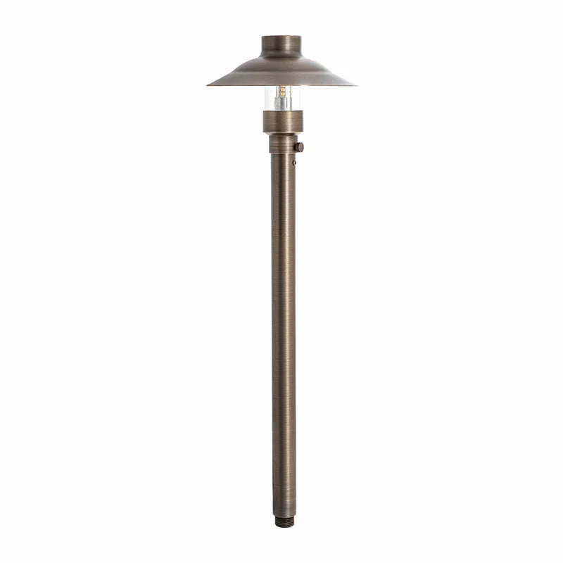 Westgate 12V LED Solid Brass Housing Antique Bronze Finish Path Light