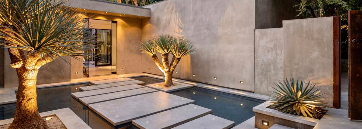 Franklin Canyon landscape lighting project, photo 1 of 6