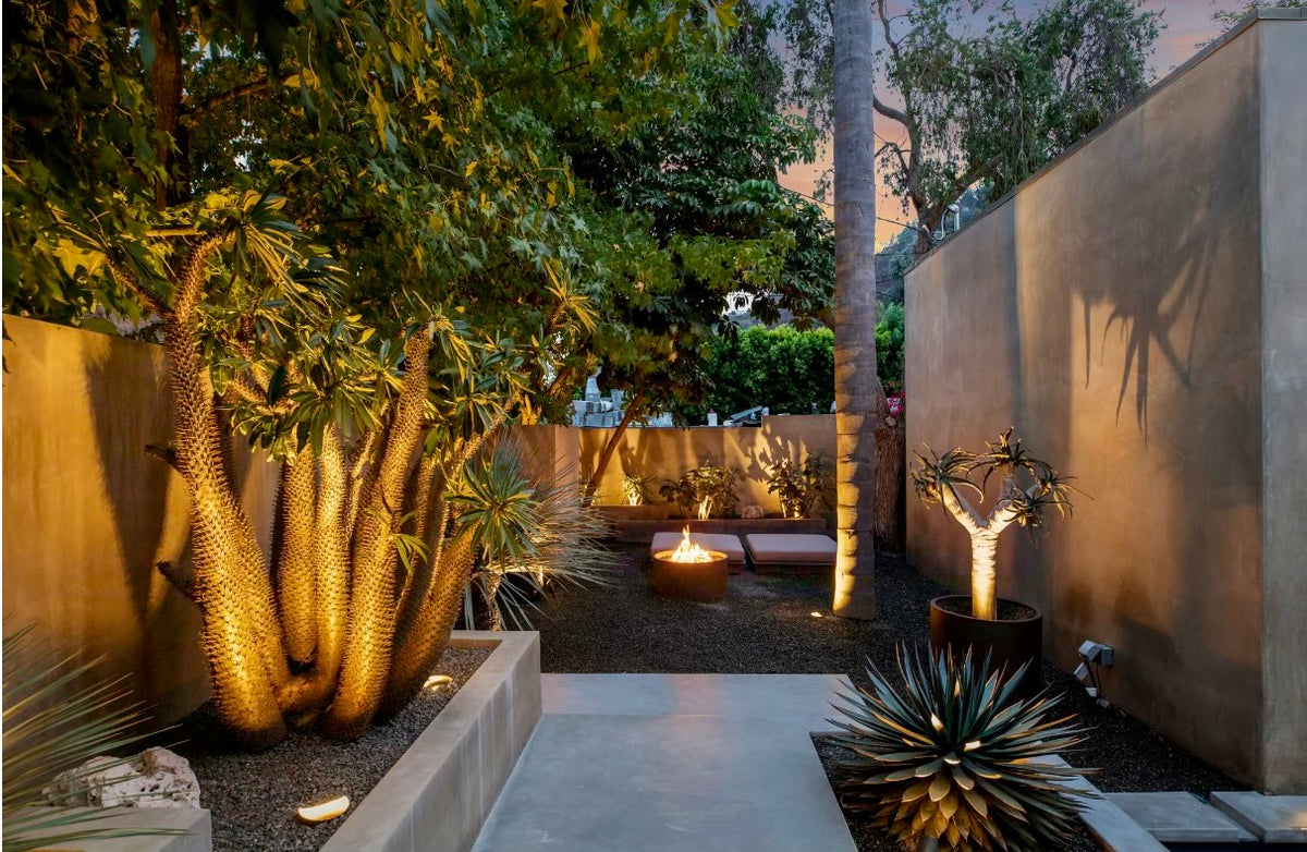 Franklin Canyon landscape lighting project, photo 2 of 6