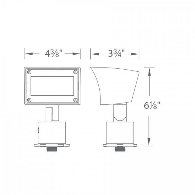 WAC 120V LED Illumina Edge Architectural Wall Wash Light