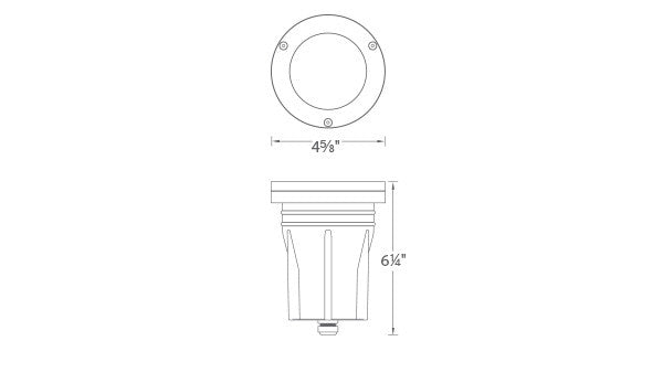 WAC 3" LED Ground Beam Elite Wall Wash luminaire