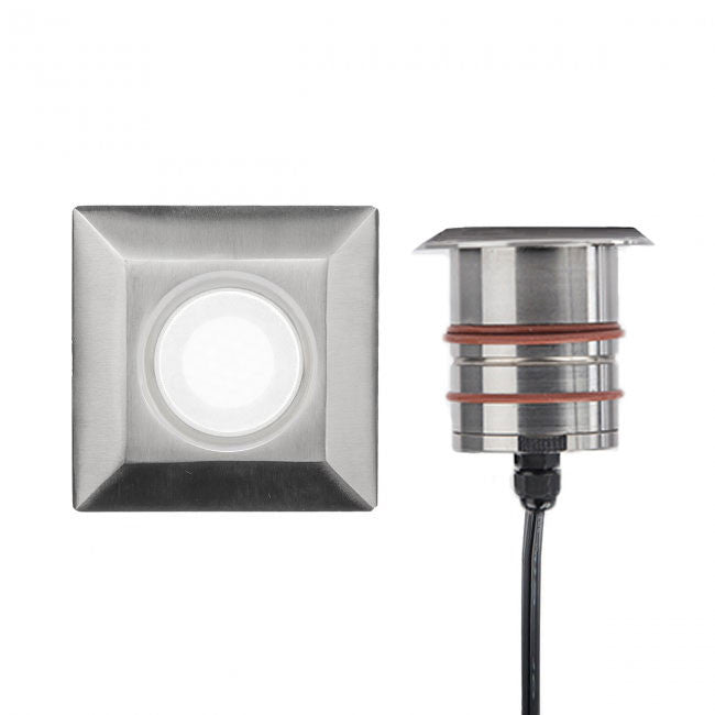 WAC 9V/15V LED Cube Line Square Recessed Inground Landscape Light