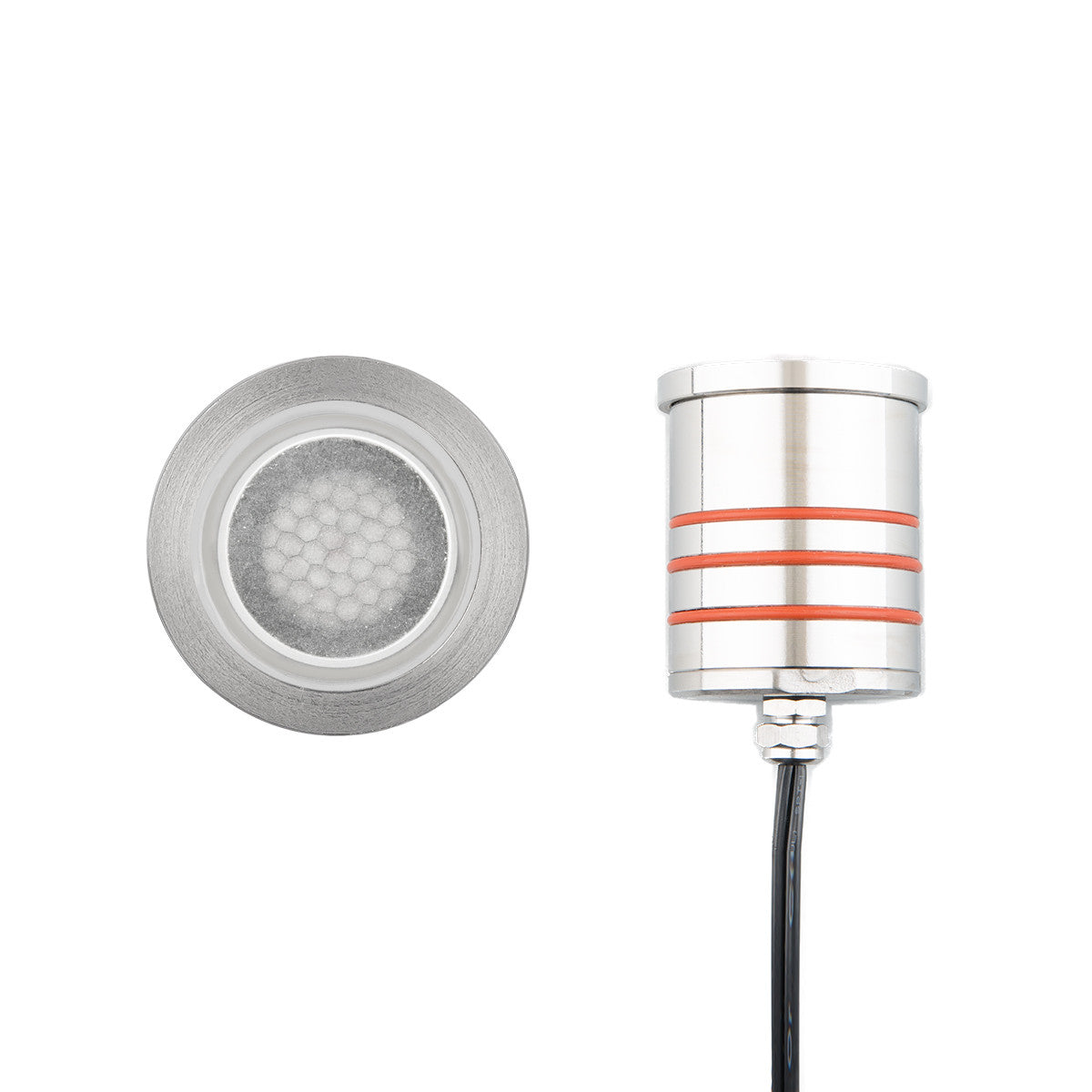WAC 9V/15V LED Slim Hex Louver Inground Landscape Light