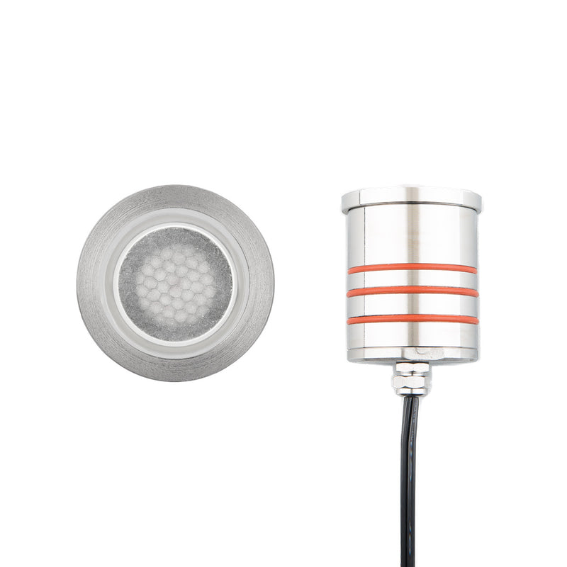 WAC 9V/15V LED Slim Hex Louver Inground Landscape Light