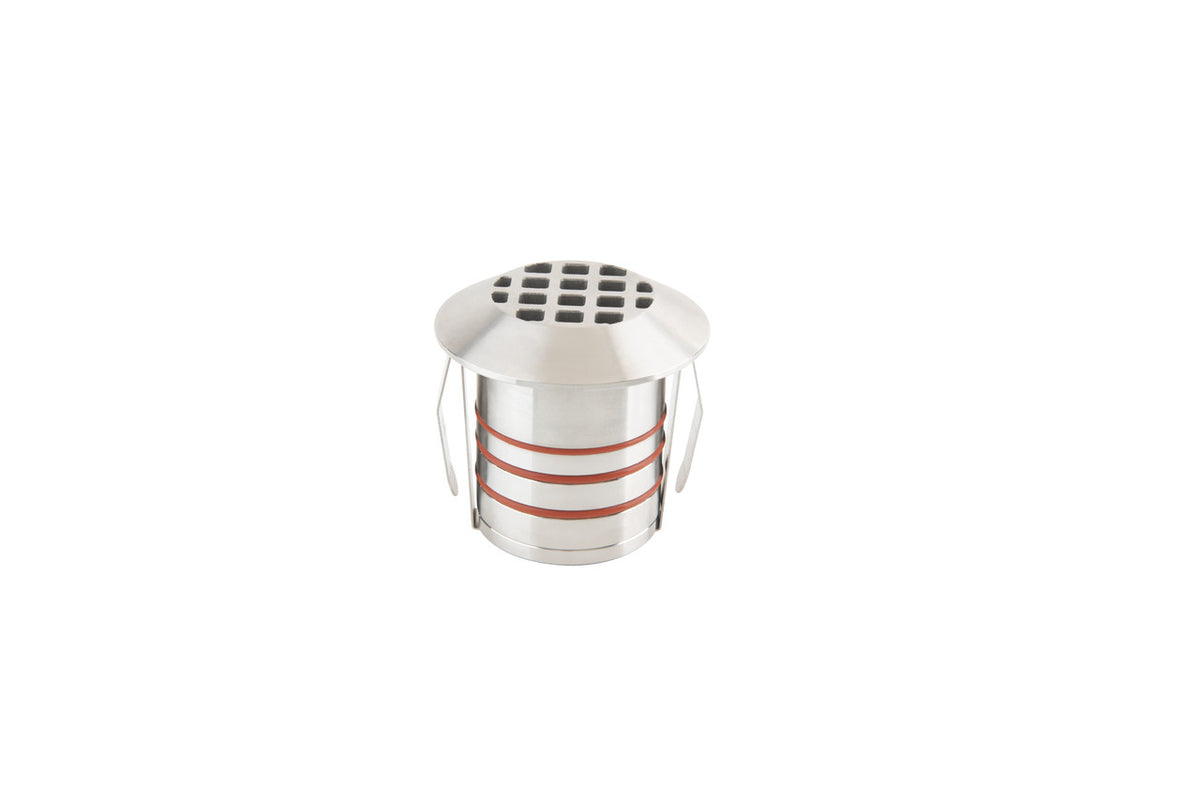 WAC 2" LED Soft Beam Louver Round Inground Landscape Light