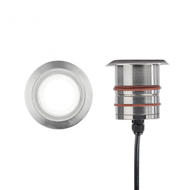 WAC 9V/15V LED Stealth Beam Recessed Round Landscape Light